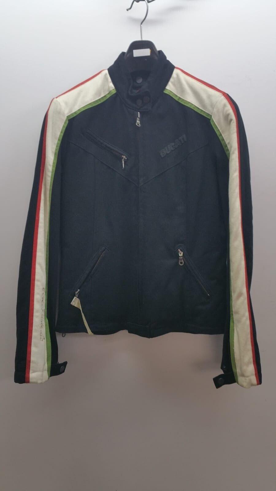 Giubbotto da Moto Vintage Donna Ducati Panigale Tricolore Nero TG. 44 10