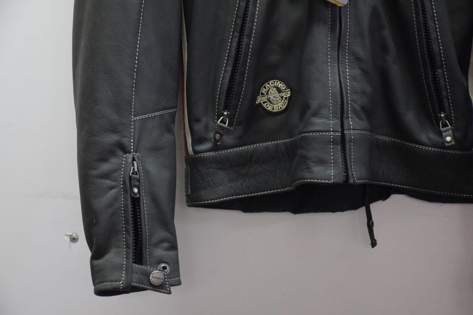 Giubbotto in Pelle da Moto Vintage Spidi Leather Factory Motorsport TG. M 31