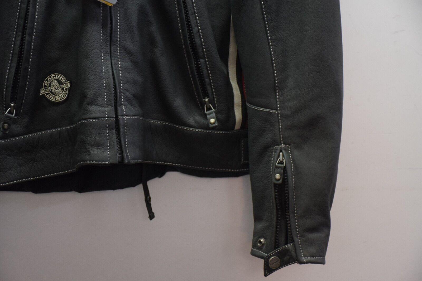 Giubbotto in Pelle da Moto Vintage Spidi Leather Factory Motorsport TG. M 31