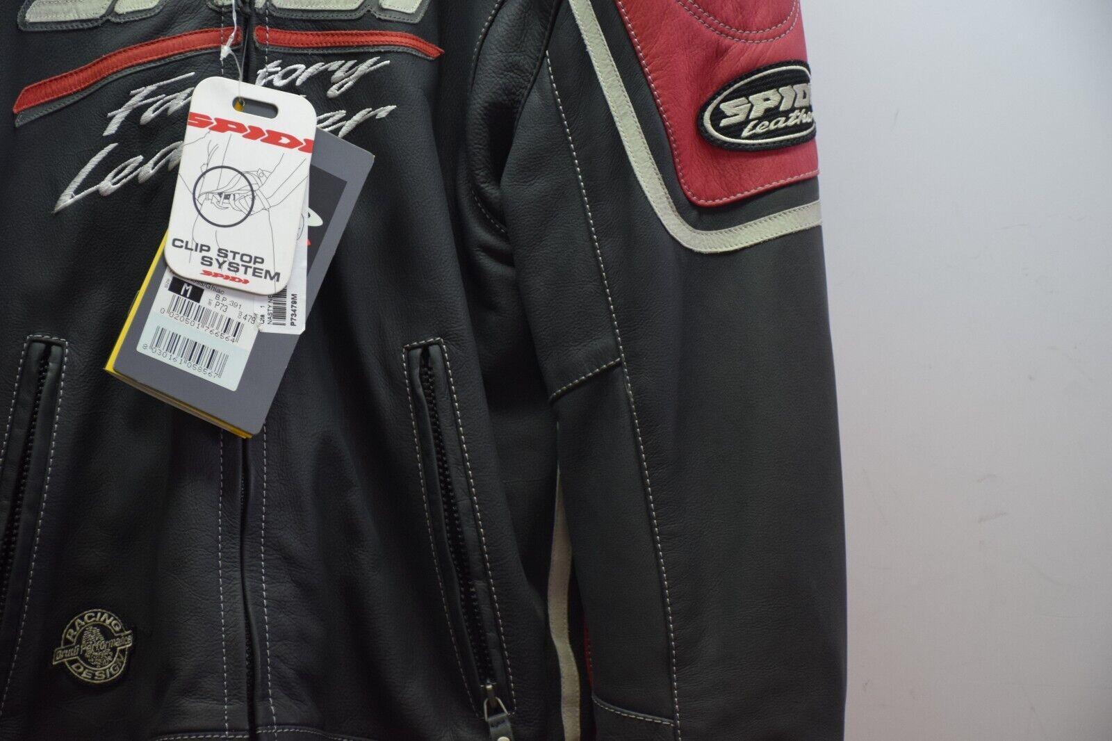 Giubbotto in Pelle da Moto Vintage Spidi Leather Factory Motorsport TG. M 31