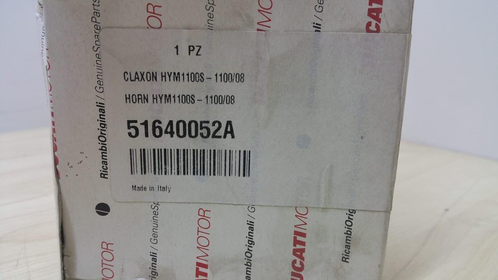 Avvisatore Acustico Clacson Originale Ducati Hypermotard 1100 51640052A