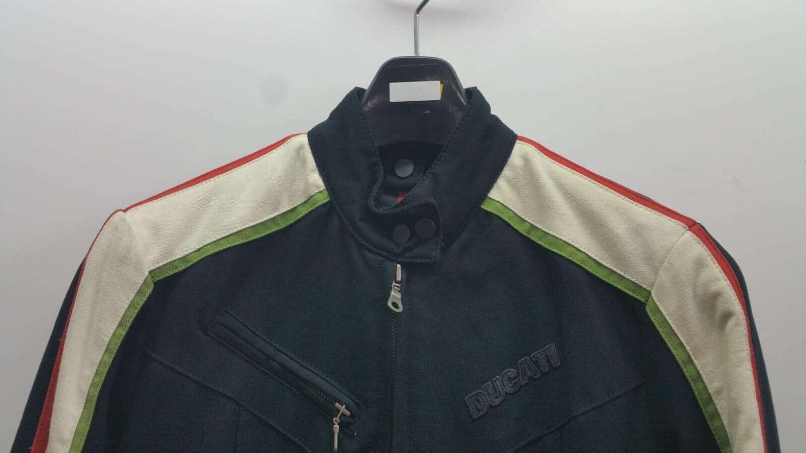 Giubbotto da Moto Vintage Donna Ducati Panigale Tricolore Nero TG. 44 10