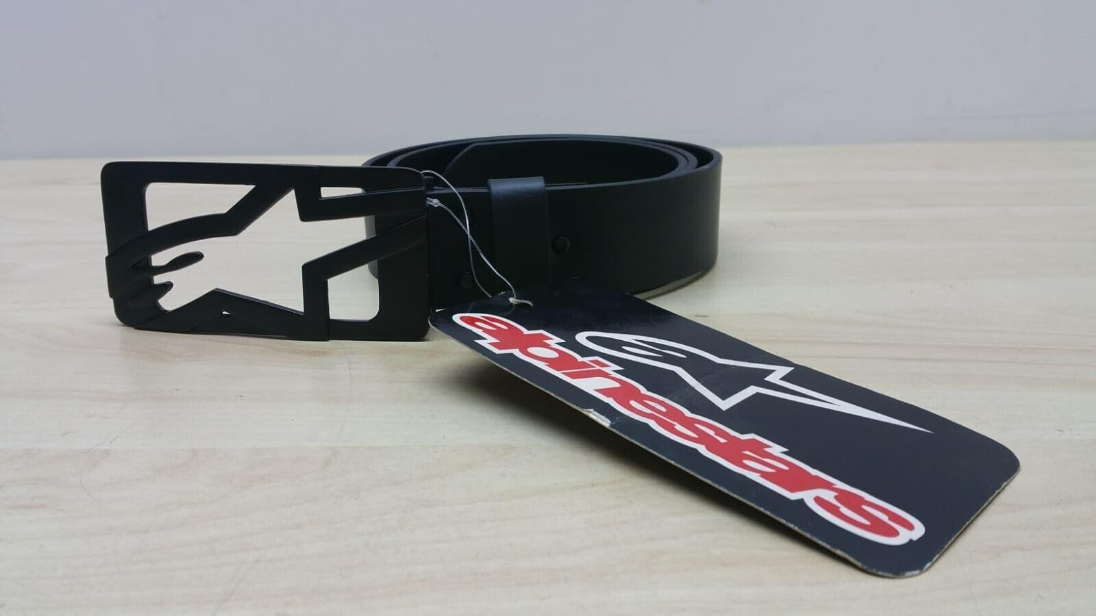 alpinestars cinta nera in pelle black alpinestar 105 cm  62550410tu - foto 1