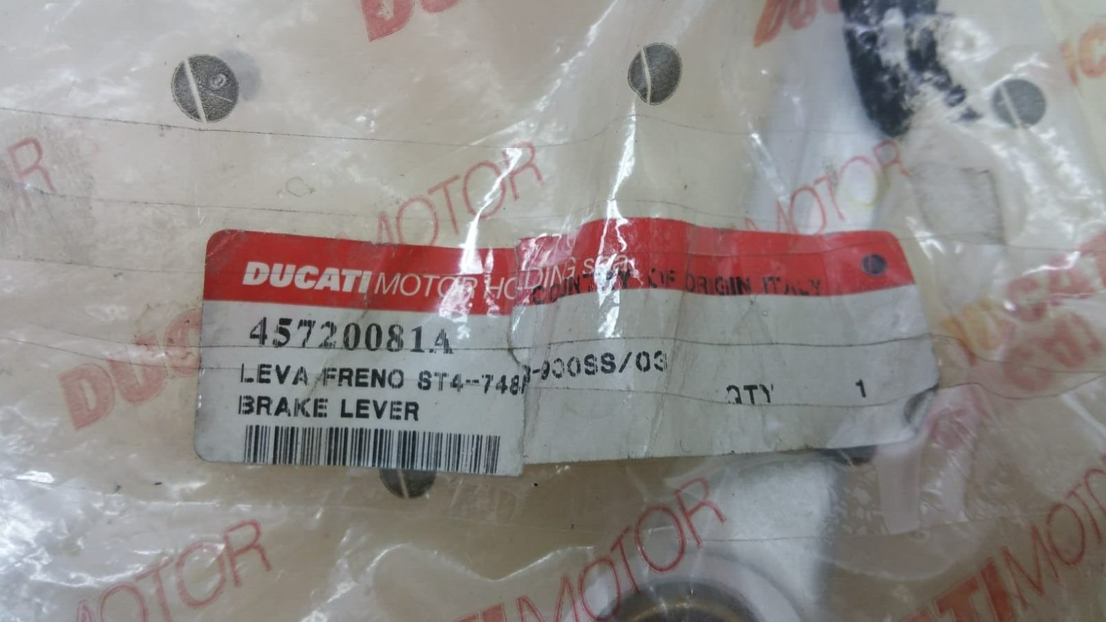 ducati pedale leva freno posteriore originale ducati 748 900 ss   45720081a - foto 5