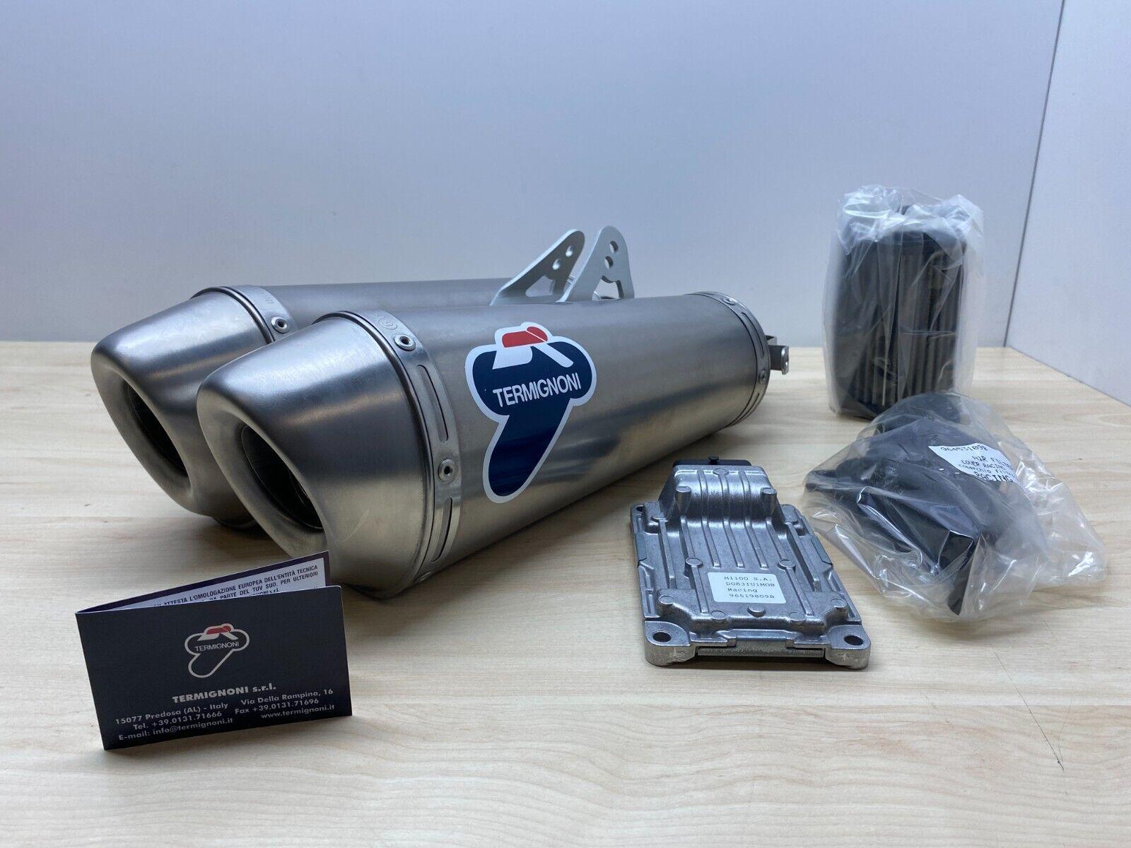 ducati kit silenziatori titanio omologati ducati performance du monster 1100   96453309b - foto 1