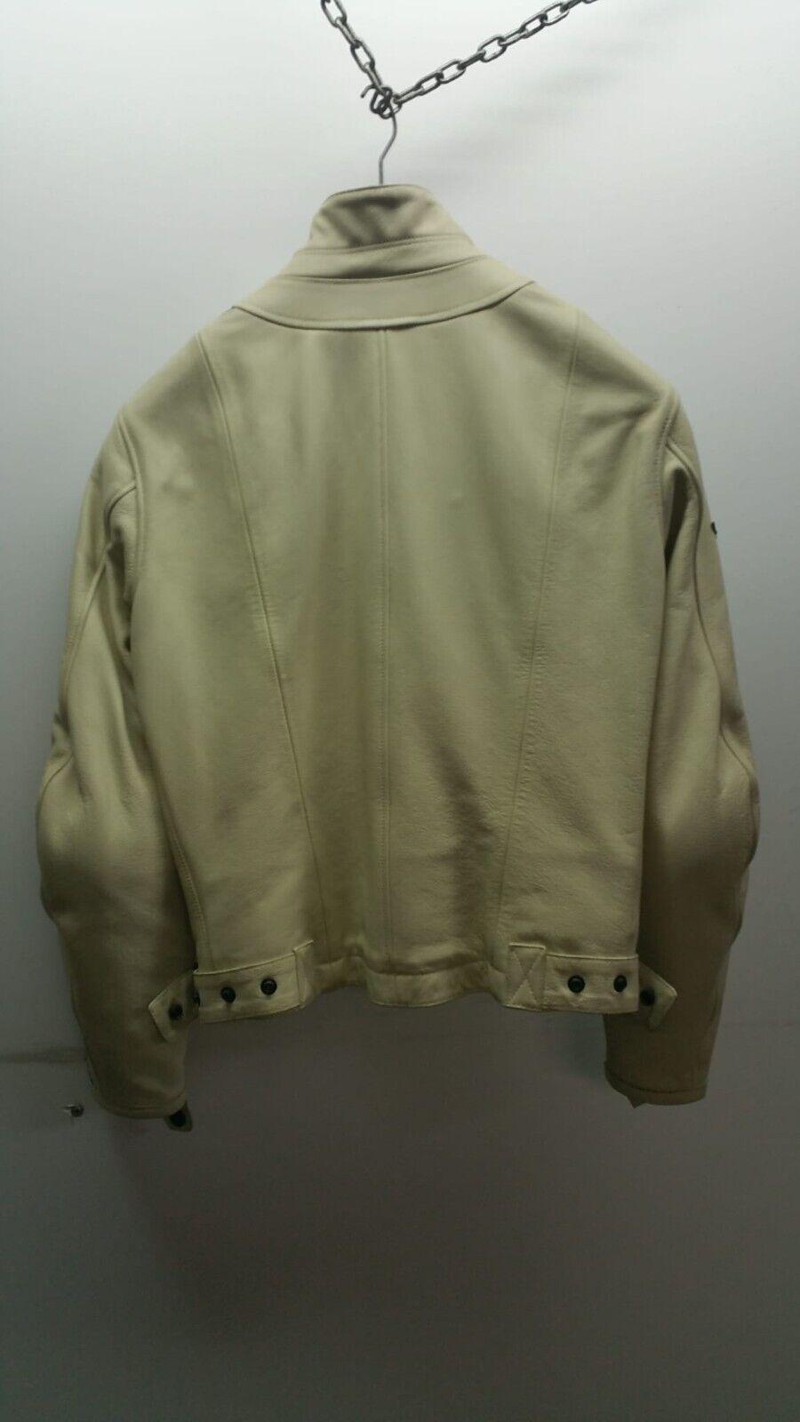 ducati giubbotto vintage dainese leather jacket lady tg.44 beige-nero 982507244 - foto 2