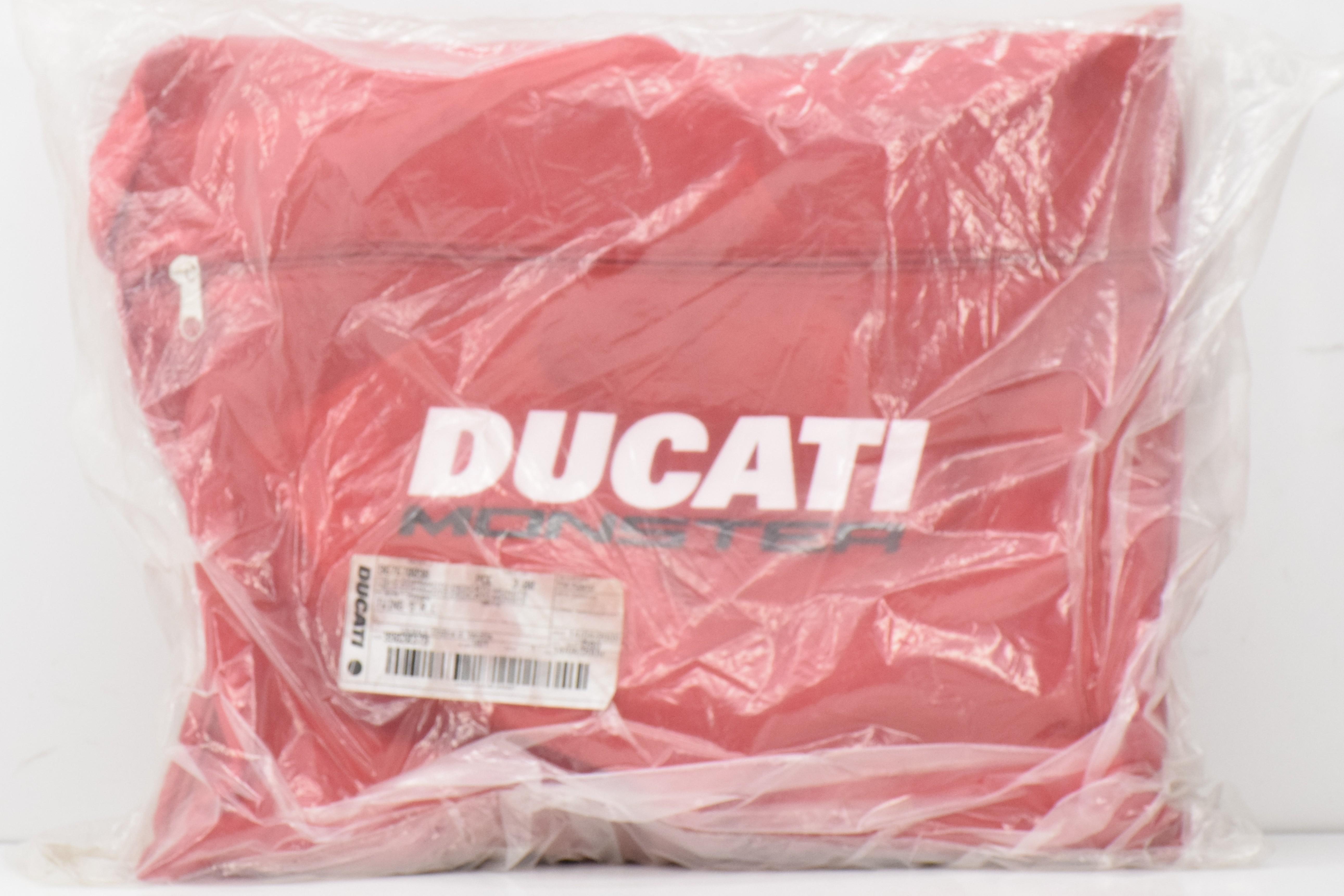 ducati telo coprimoto rosso/nero originale ducati monster 696 796 1100 96767009b - foto 1