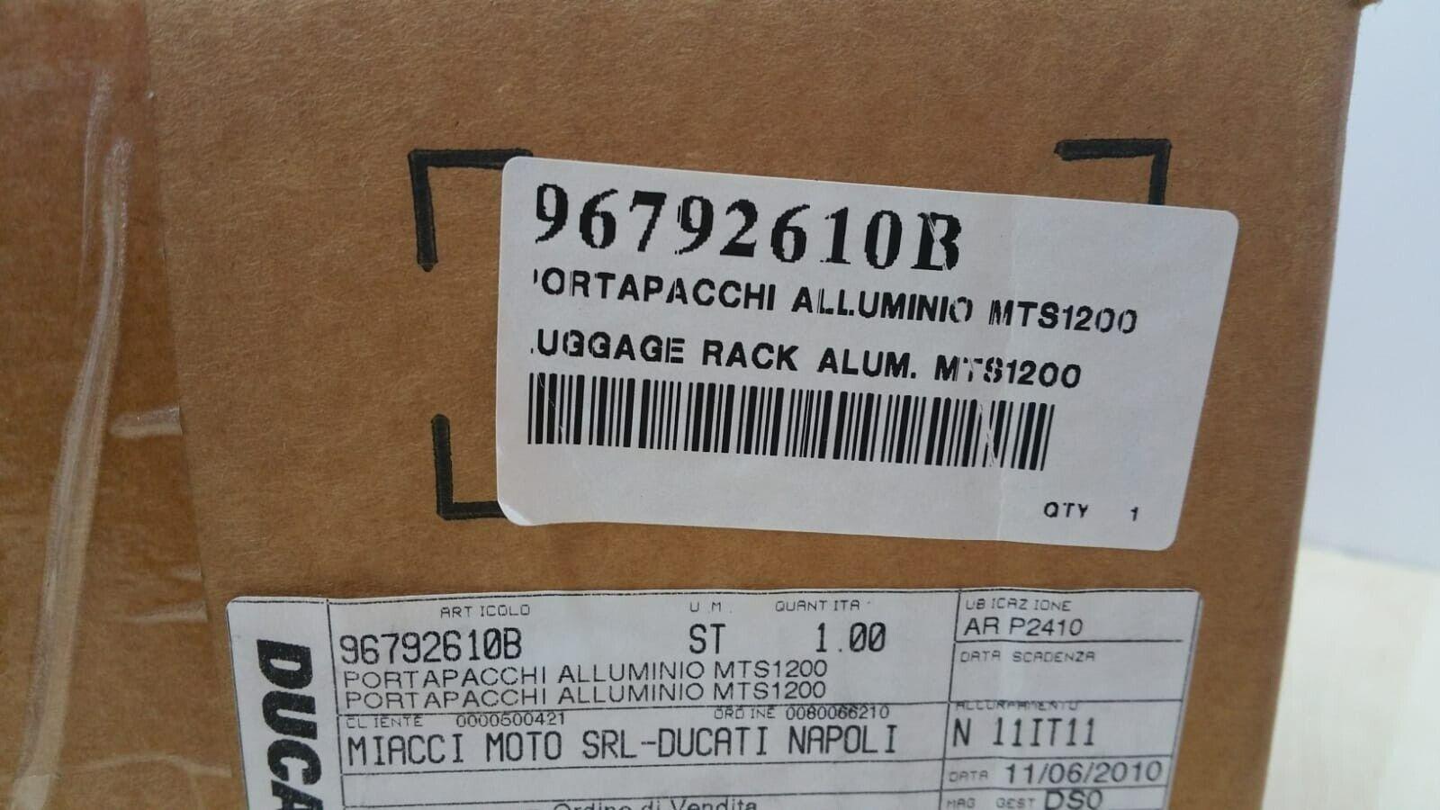 ducati portapacchi post. alluminio ducati performance multistrada 1200 96792610b - foto 4