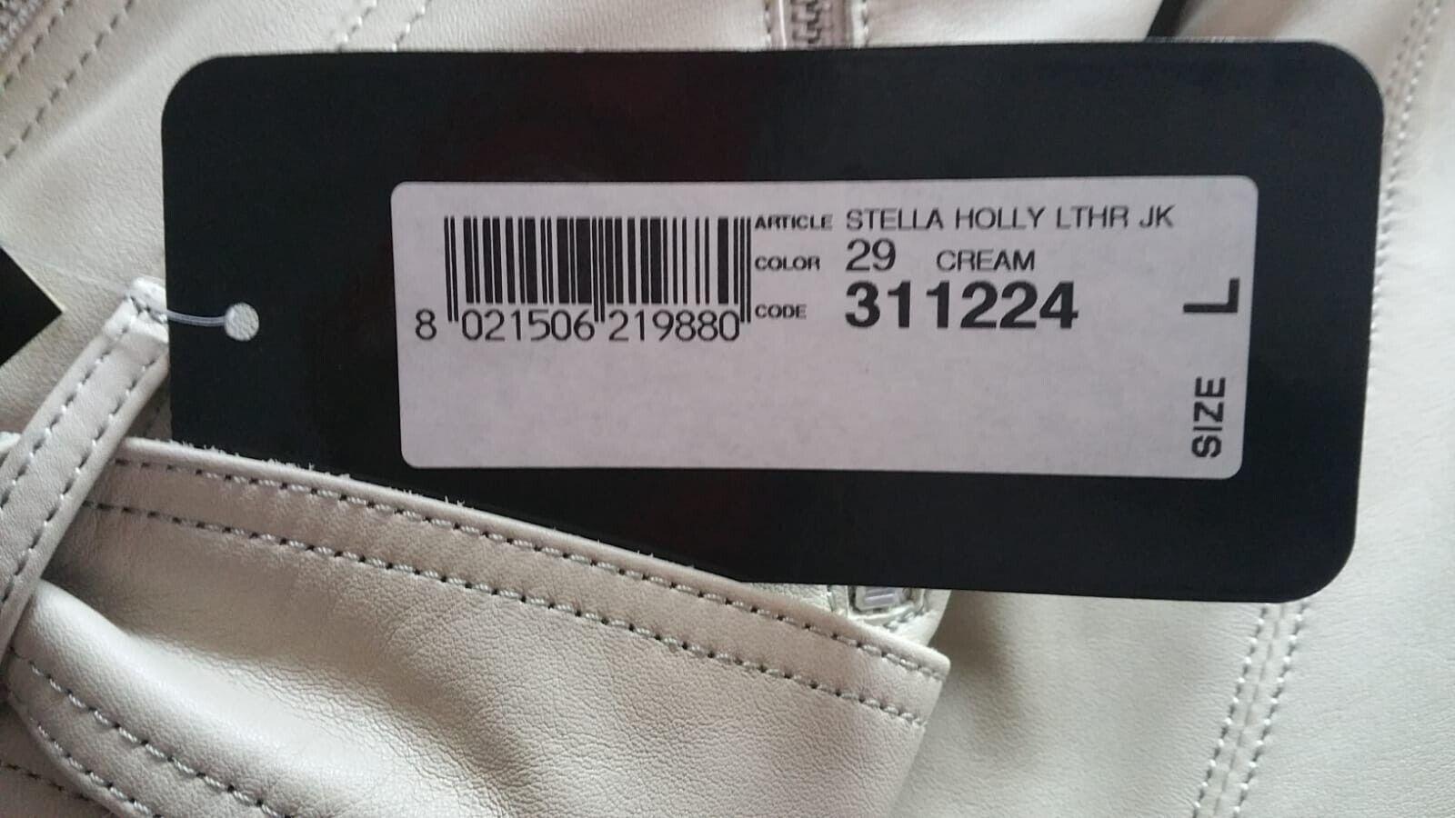 alpinestars giubbotto vintage in pelle crema alpinestars stella holly lthr  31122429l - foto 3