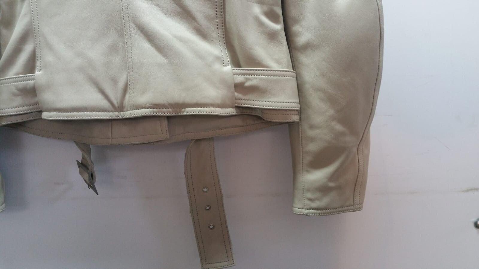 alpinestars giubbotto vintage in pelle crema alpinestars stella holly lthr  31122429l - foto 5