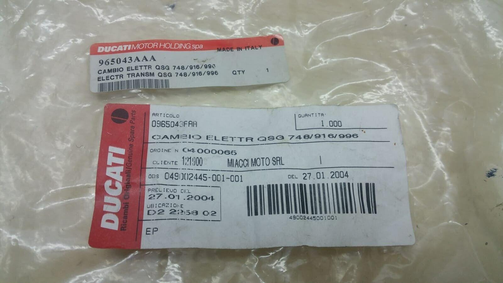 ducati cambio elettronico qsg ducati performance 851 888 748 916 996 965043aaa - foto 4