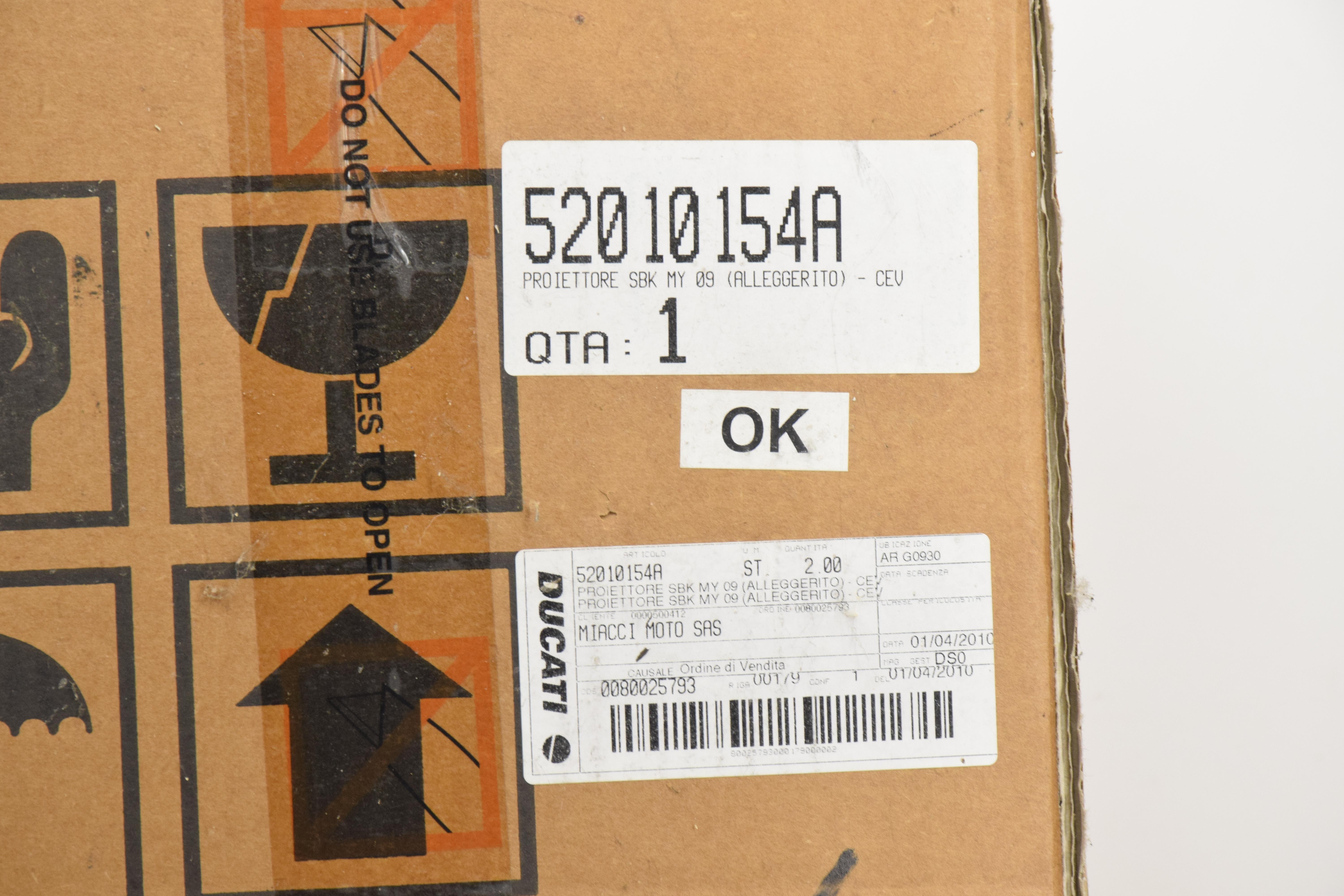 ducati fanale anteriore originale ducati 848 1098 1198 52010154a  vedi 52010155a - foto 6