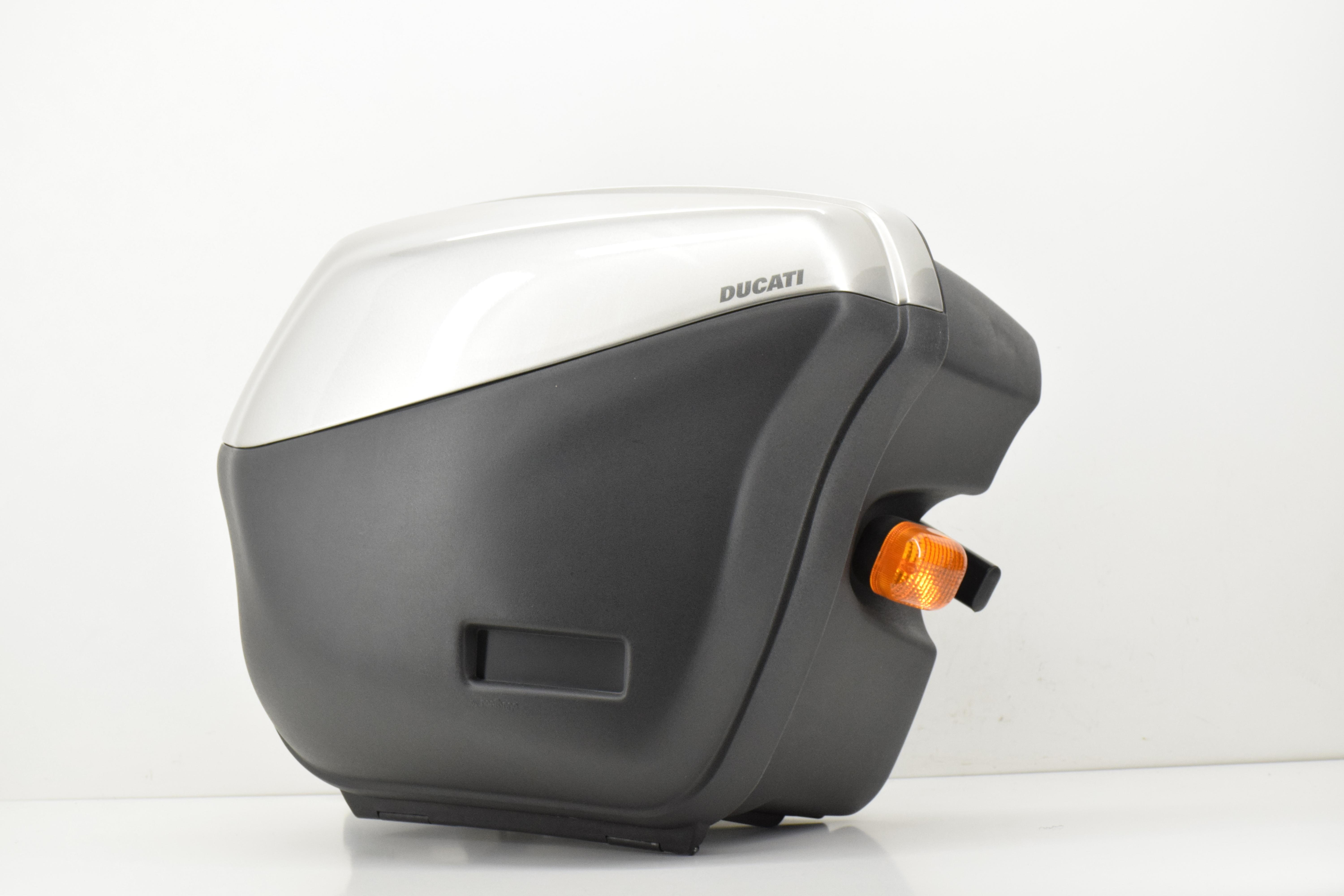 ducati coppia borse laterali grigie originali ducati st2 st4 99 03 96722001ah - foto 1
