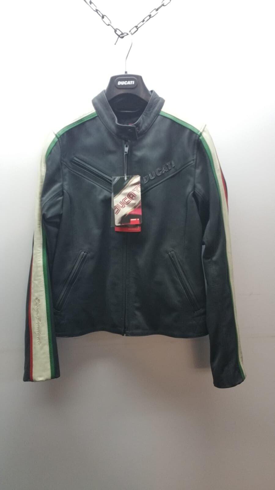 ducati giubbotto vintage  dainese donna borgo panigale nero ghiaccio  981407005 - foto 1
