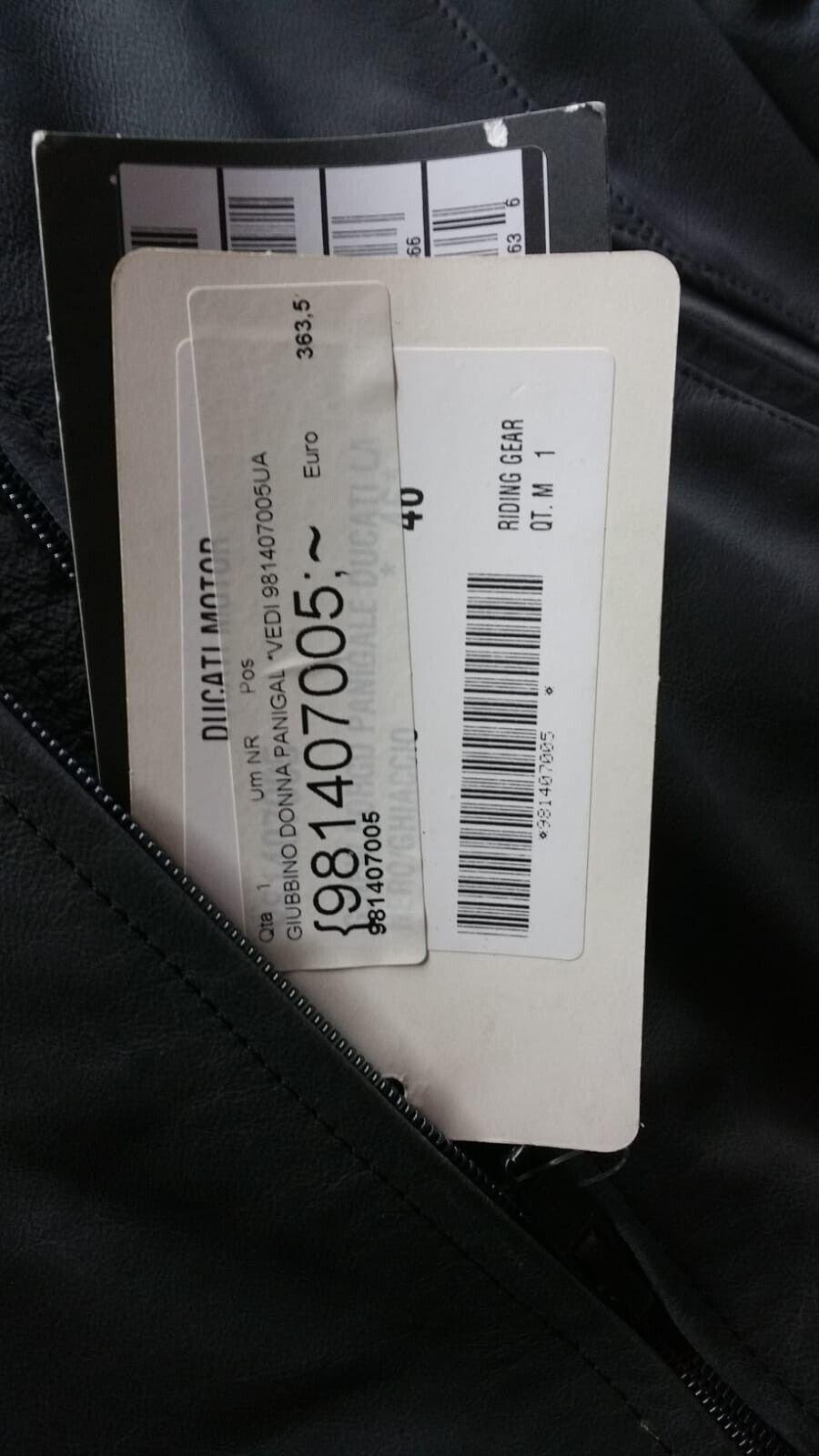ducati giubbotto vintage  dainese donna borgo panigale nero ghiaccio  981407005 - foto 4