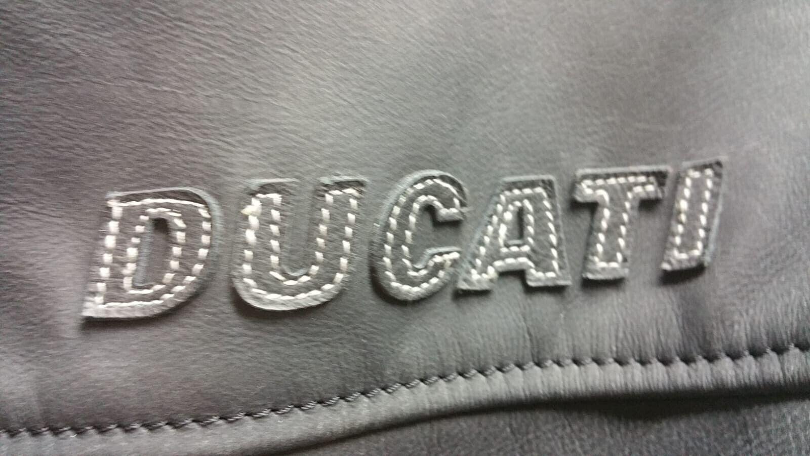 ducati giubbotto vintage  dainese donna borgo panigale nero ghiaccio  981407005 - foto 5