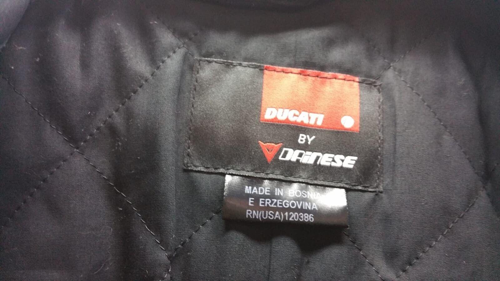 ducati giubbotto vintage  dainese donna borgo panigale nero ghiaccio  981407005 - foto 6