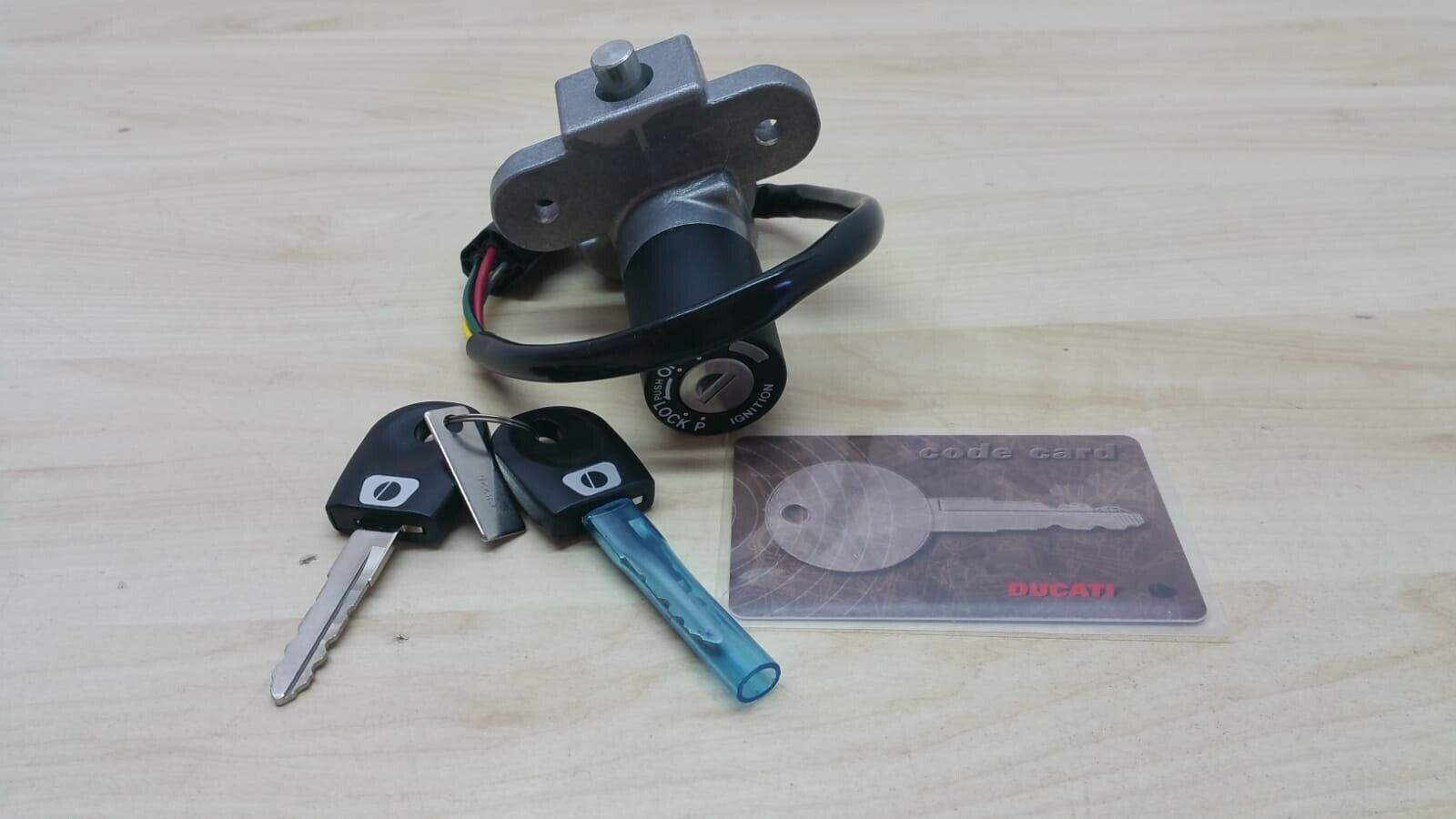ducati gruppo completo commutatore chiave originale ducati 1098 848 . 65240121a - foto 1