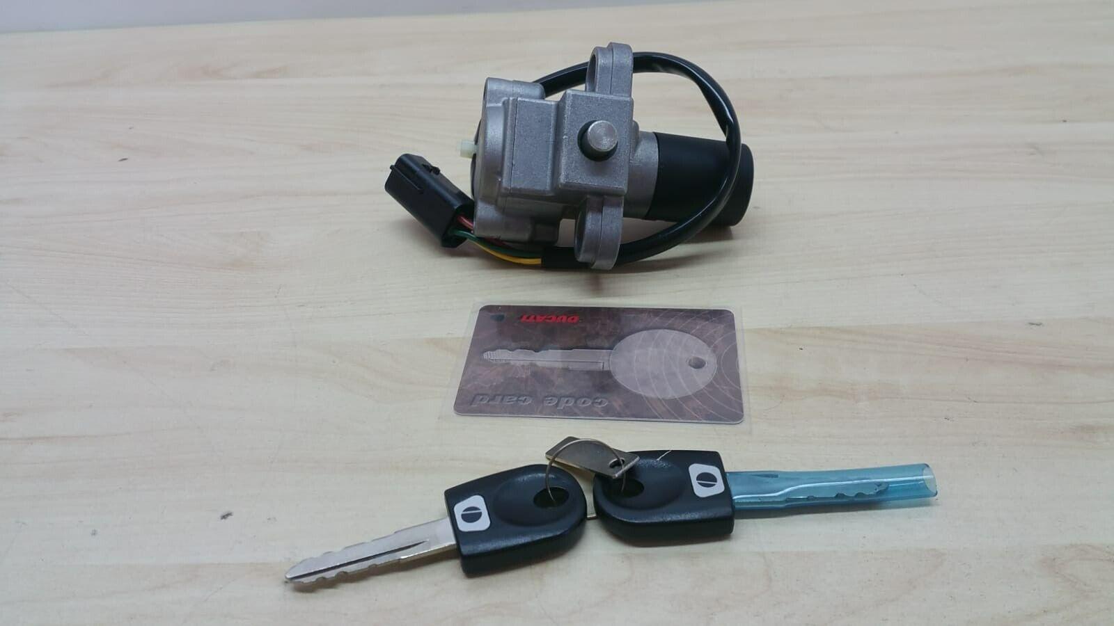ducati gruppo completo commutatore chiave originale ducati 1098 848 . 65240121a - foto 2