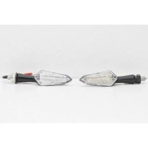 Coppia frecce ergal nere a led originali  monster 696-1100 96629909b