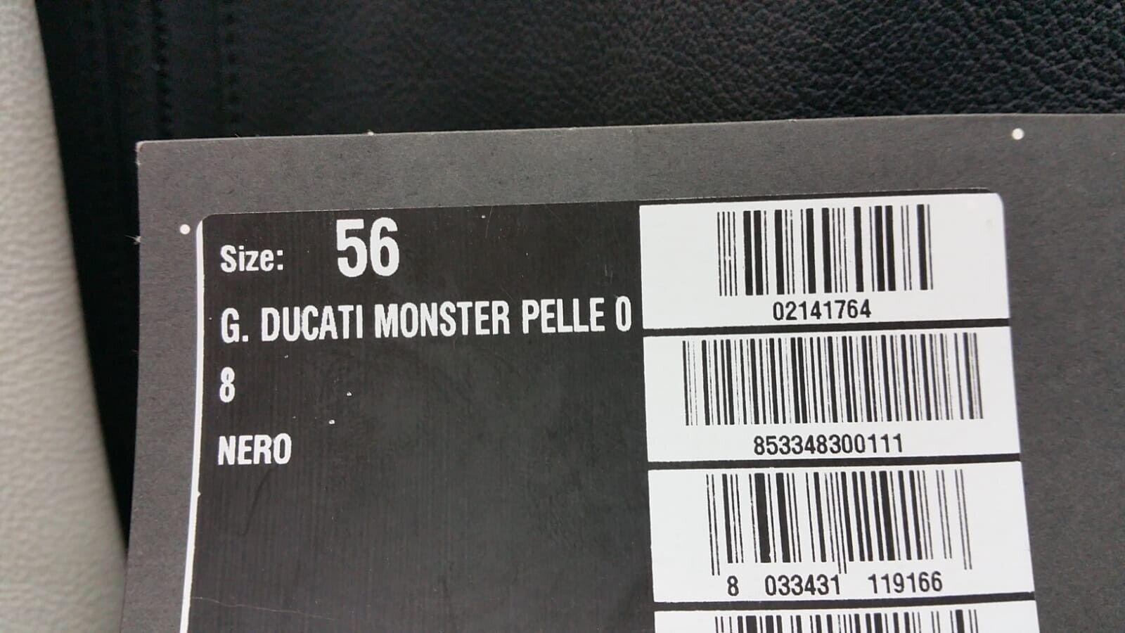 ducati giubbotto da moto vintage dainese monster uomo pelle nero tg. 56  981504017 - foto 3