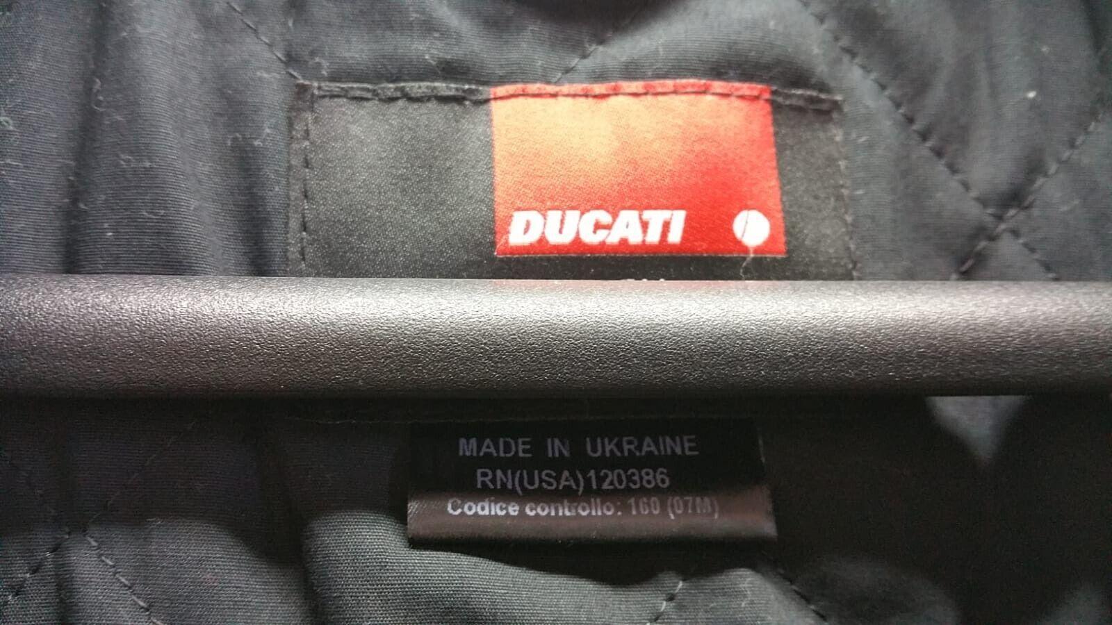 ducati giubbotto da moto vintage dainese monster uomo pelle nero tg. 56  981504017 - foto 5