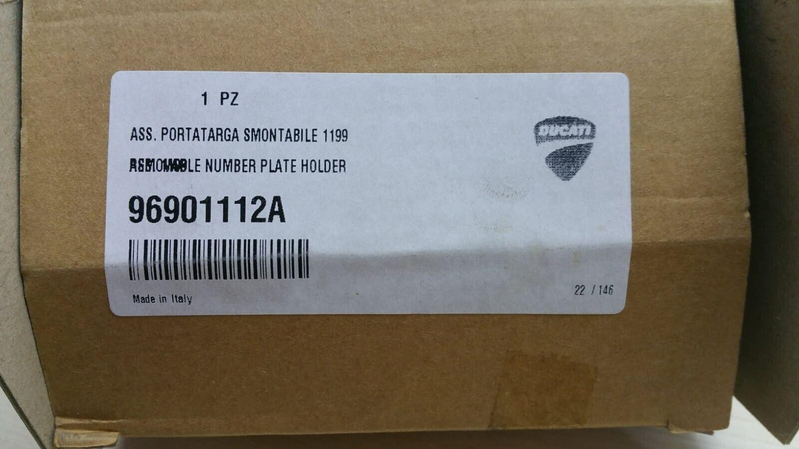 ducati portatarga carbonio e alluminio ducati perf. 959 899 1199 1299 96901112a - foto 5