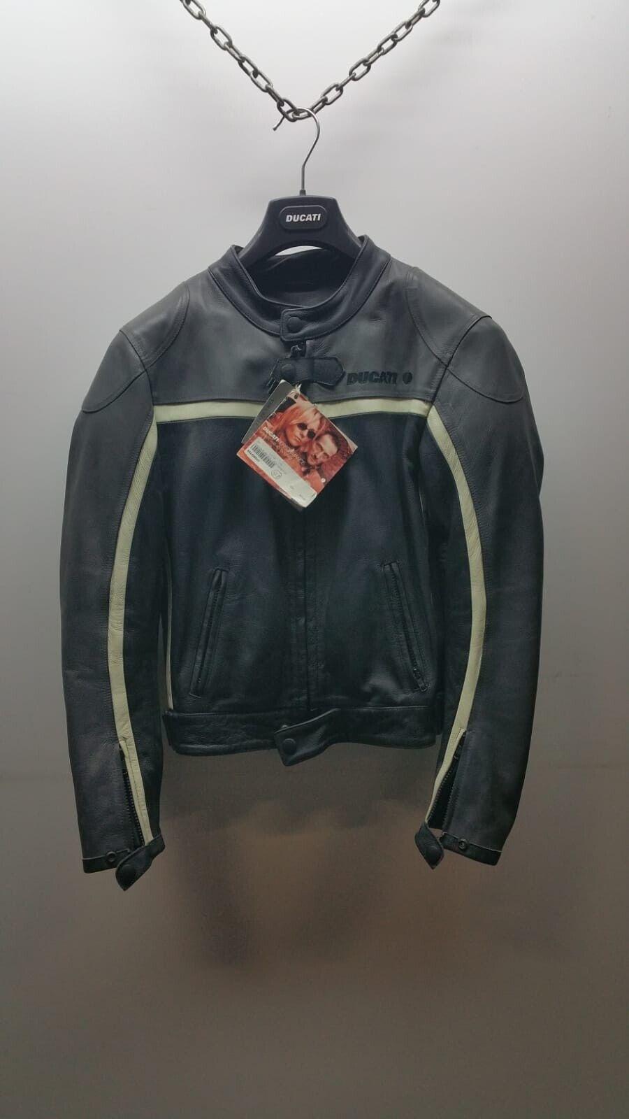 ducati giacca da moto in pelle nera originale pure ducati lady tg. 42  982405043 - foto 1
