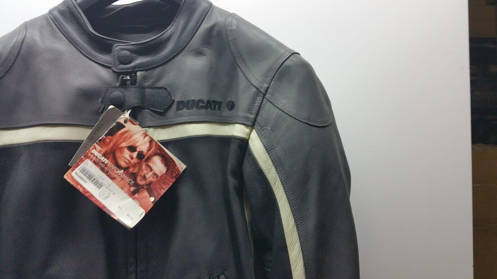 ducati giacca da moto in pelle nera originale pure ducati lady tg. 42  982405043 - foto 3
