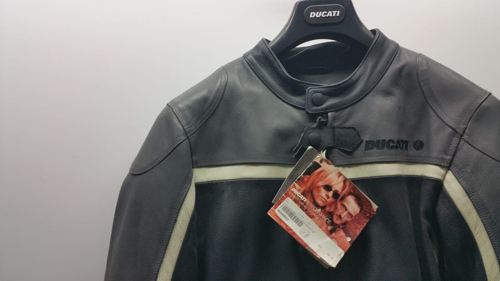 ducati giacca da moto in pelle nera originale pure ducati lady tg. 42  982405043 - foto 4
