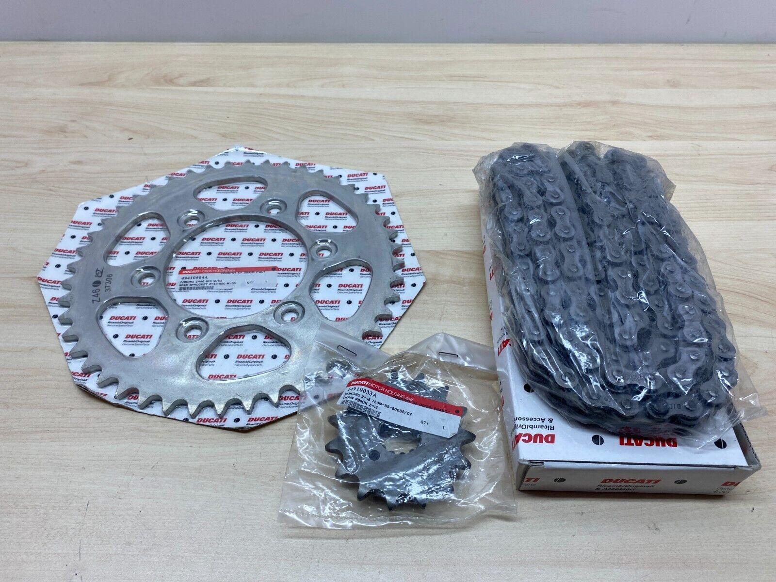 ducati kit catena originale ducati monster 600 750   67620301a - foto 1