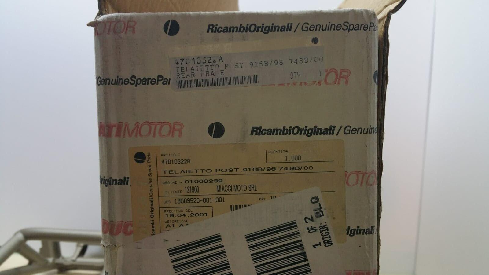 ducati telaietto posteriore originale ducati 748 2000 47010322a - foto 2