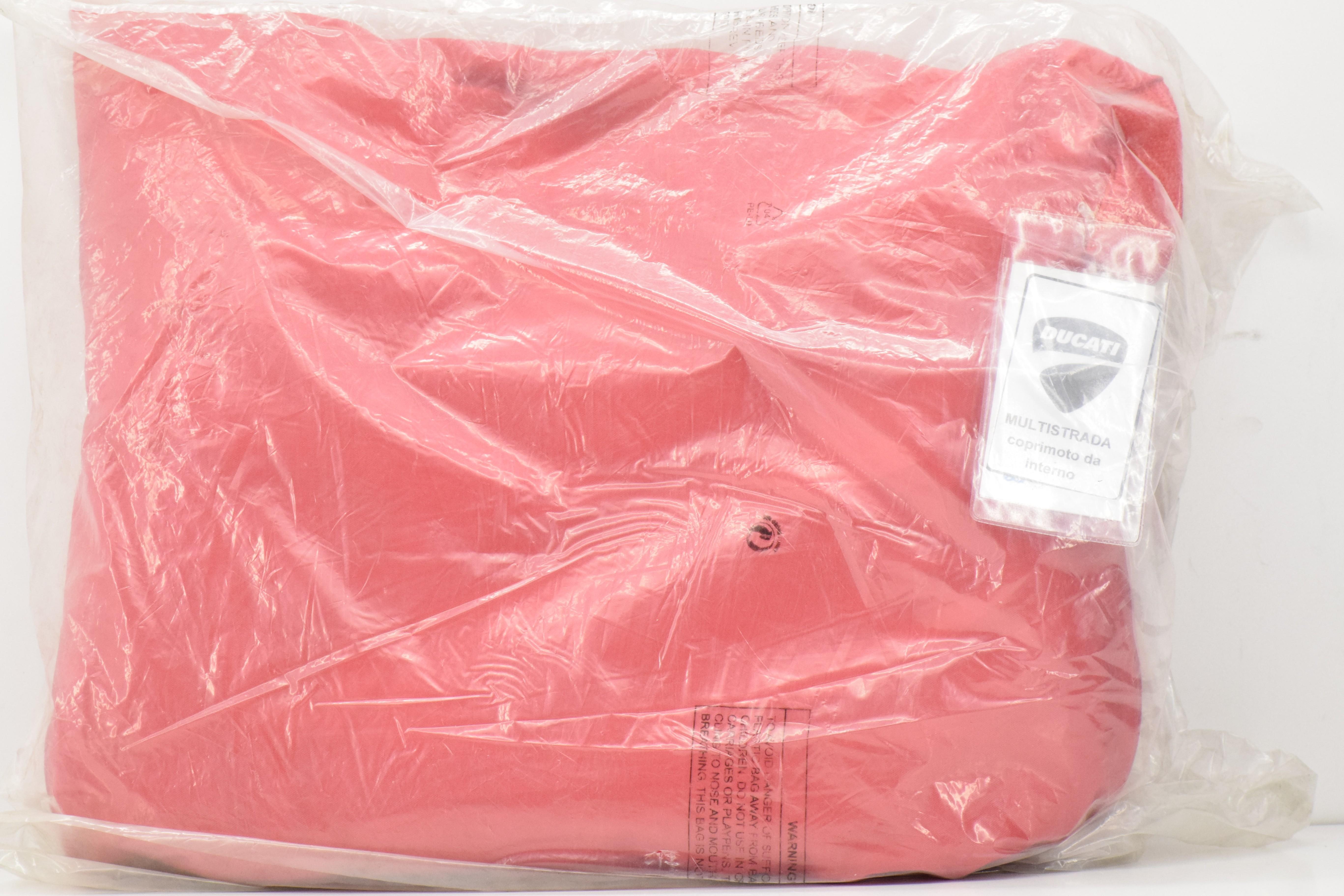 ducati telo coprimoto da interno rosso/nero ducati  multistrada 1.2 96784610b - foto 3