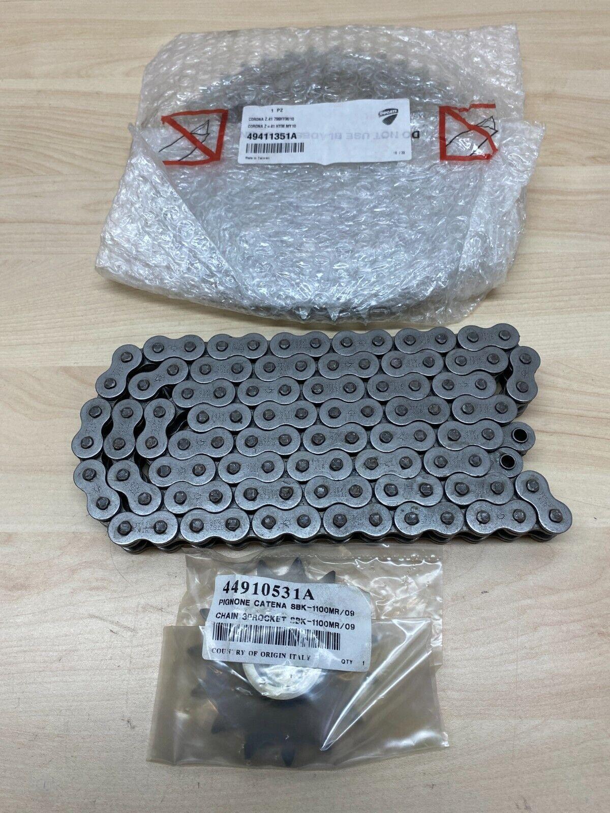 ducati kit catena originale ducati hypermotard 796 1100 67620771a - foto 1