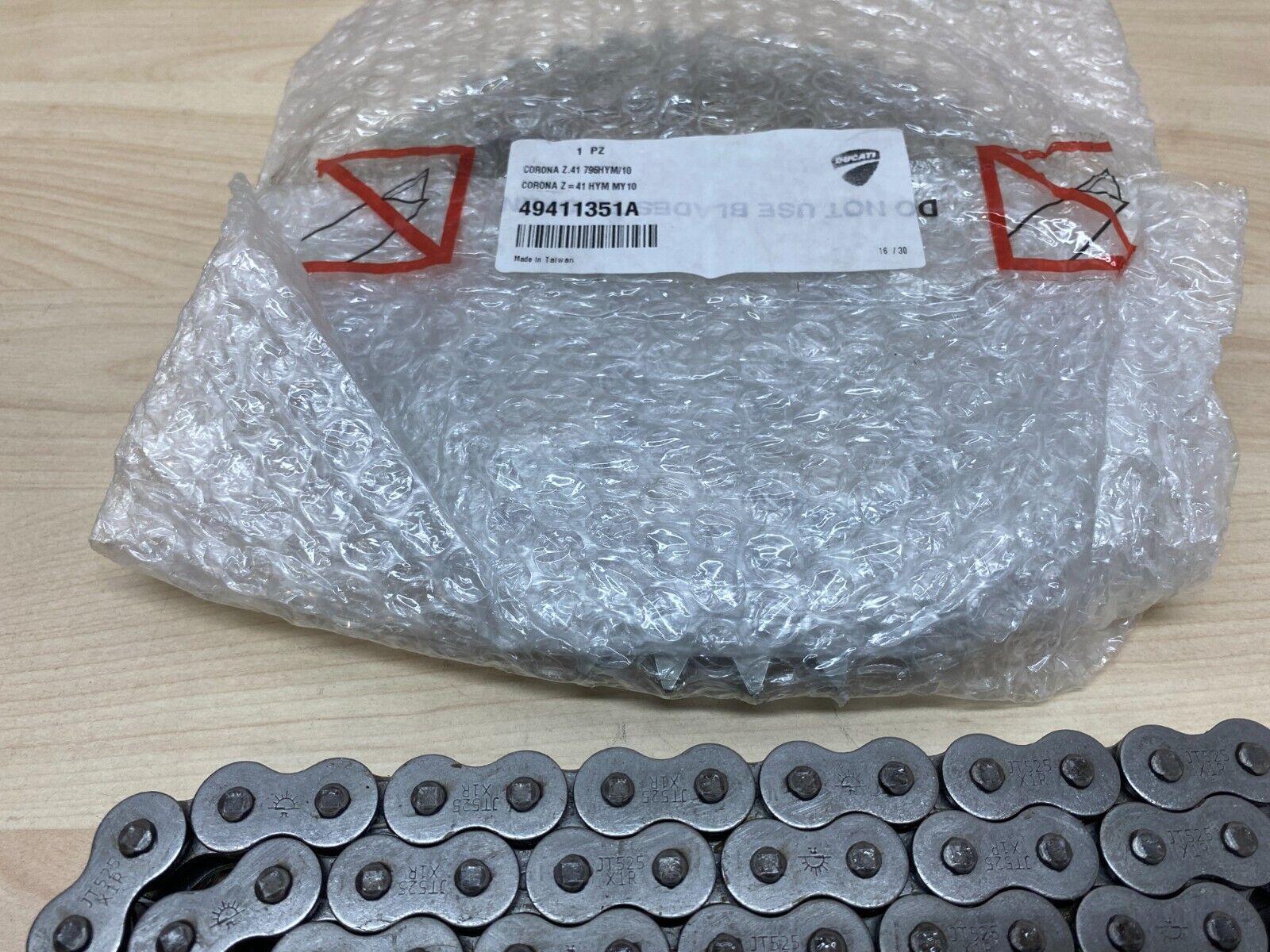 ducati kit catena originale ducati hypermotard 796 1100 67620771a - foto 3