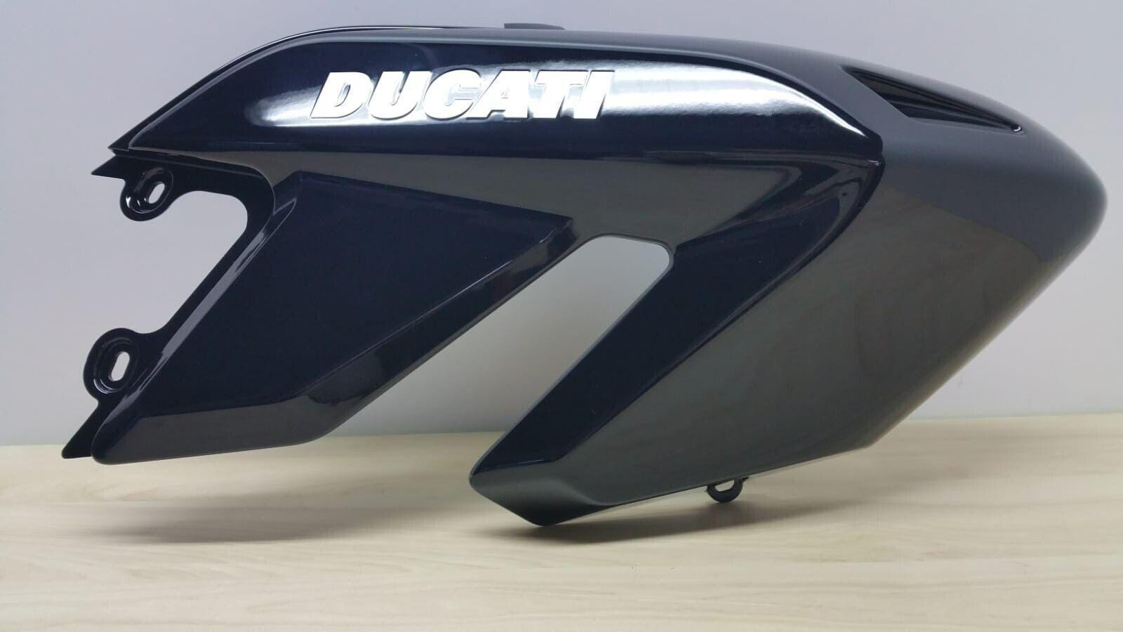 ducati carena destra nera  originale ducati hypermotard 1100 2008 48012501at - foto 1