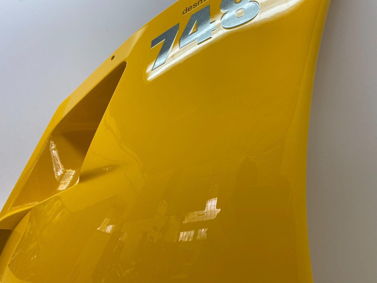ducati semicarena gialla superiore destra originale ducati 748  48010401eb - foto 5