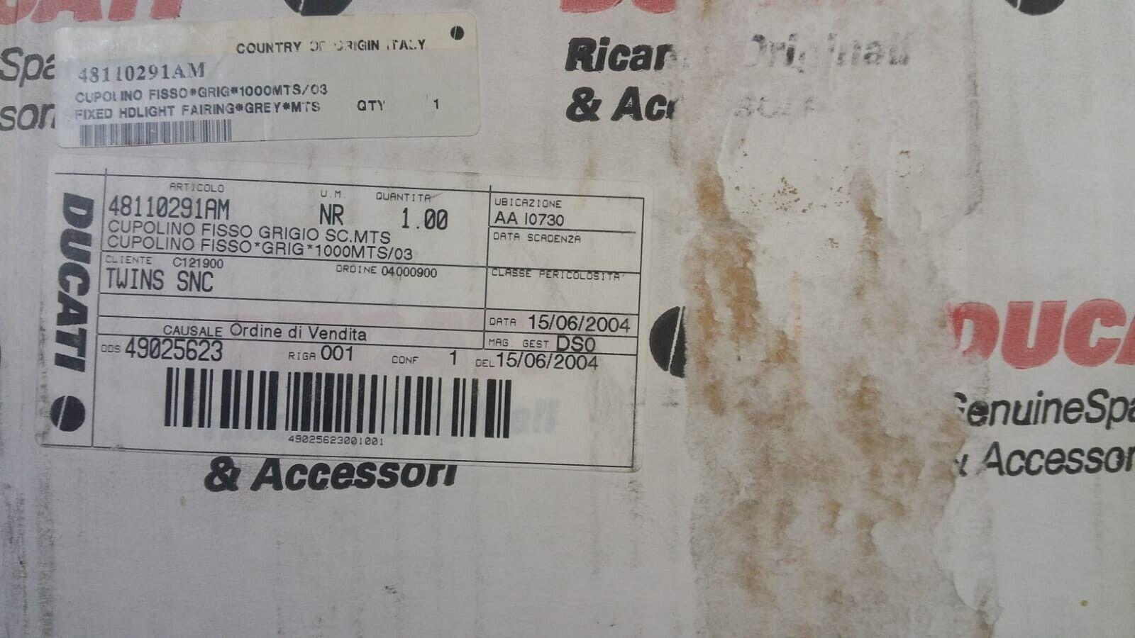 ducati cupolino grigio originale ducati multistrada 1000 ds 2003 2005. 48110291am - foto 6 ducati cupolino grigio originale ducati multistrada 1000 ds 2003 2005. 48110291am - foto 6