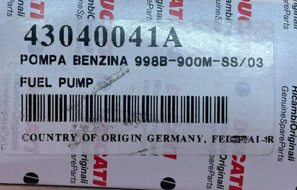 ducati pompa benzina originale ducati 998 900 ss 2003 43040041a - foto 5