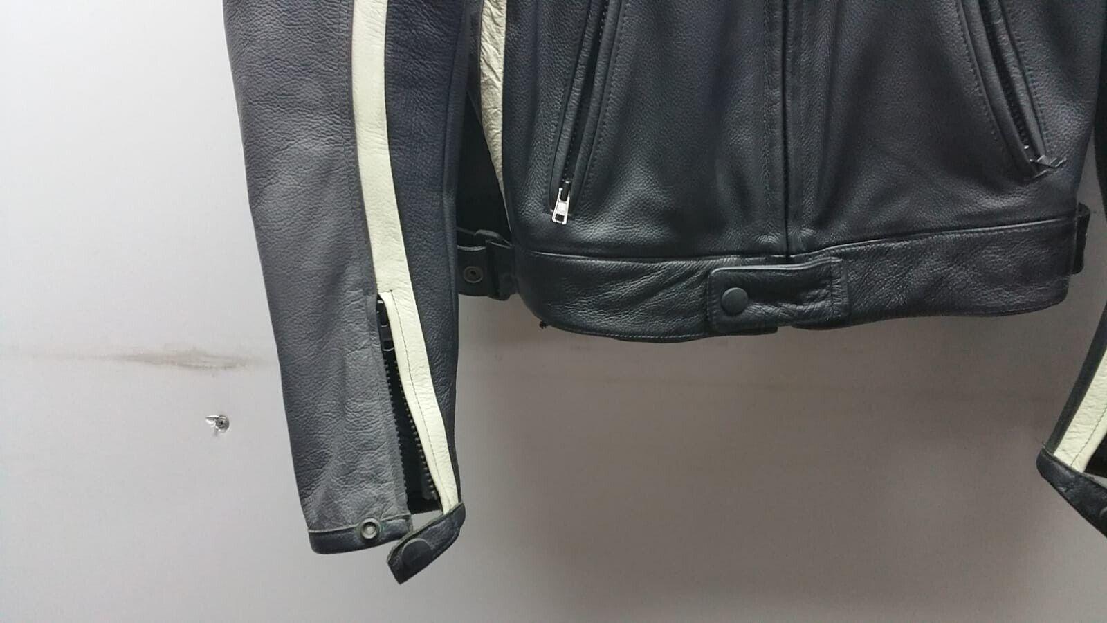 ducati giubbotto da moto nero vintage ducati lady pelle tg. 42  982809016pl - foto 3