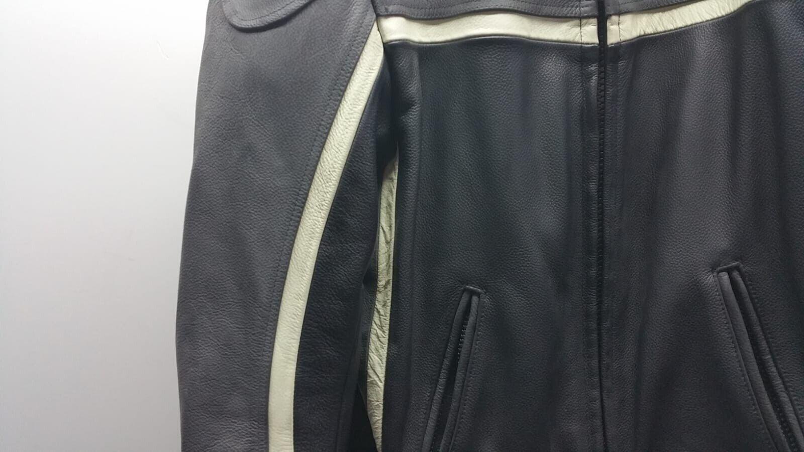 ducati giubbotto da moto nero vintage ducati lady pelle tg. 42  982809016pl - foto 4