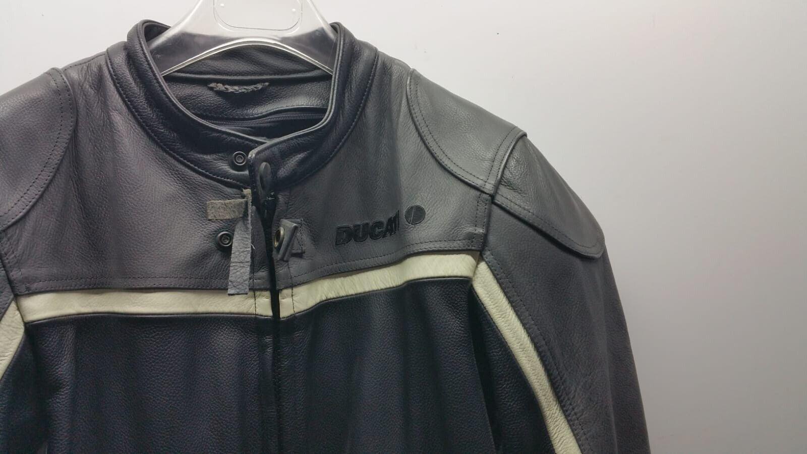 ducati giubbotto da moto nero vintage ducati lady pelle tg. 42  982809016pl - foto 6