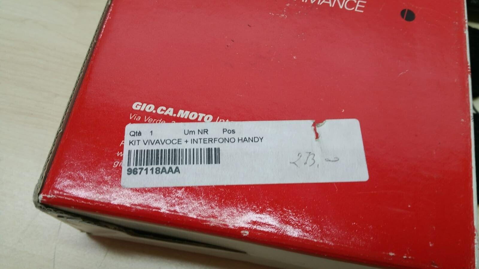 ducati kit vivavoce + interfono handy originale ducati  967118aaa - foto 4