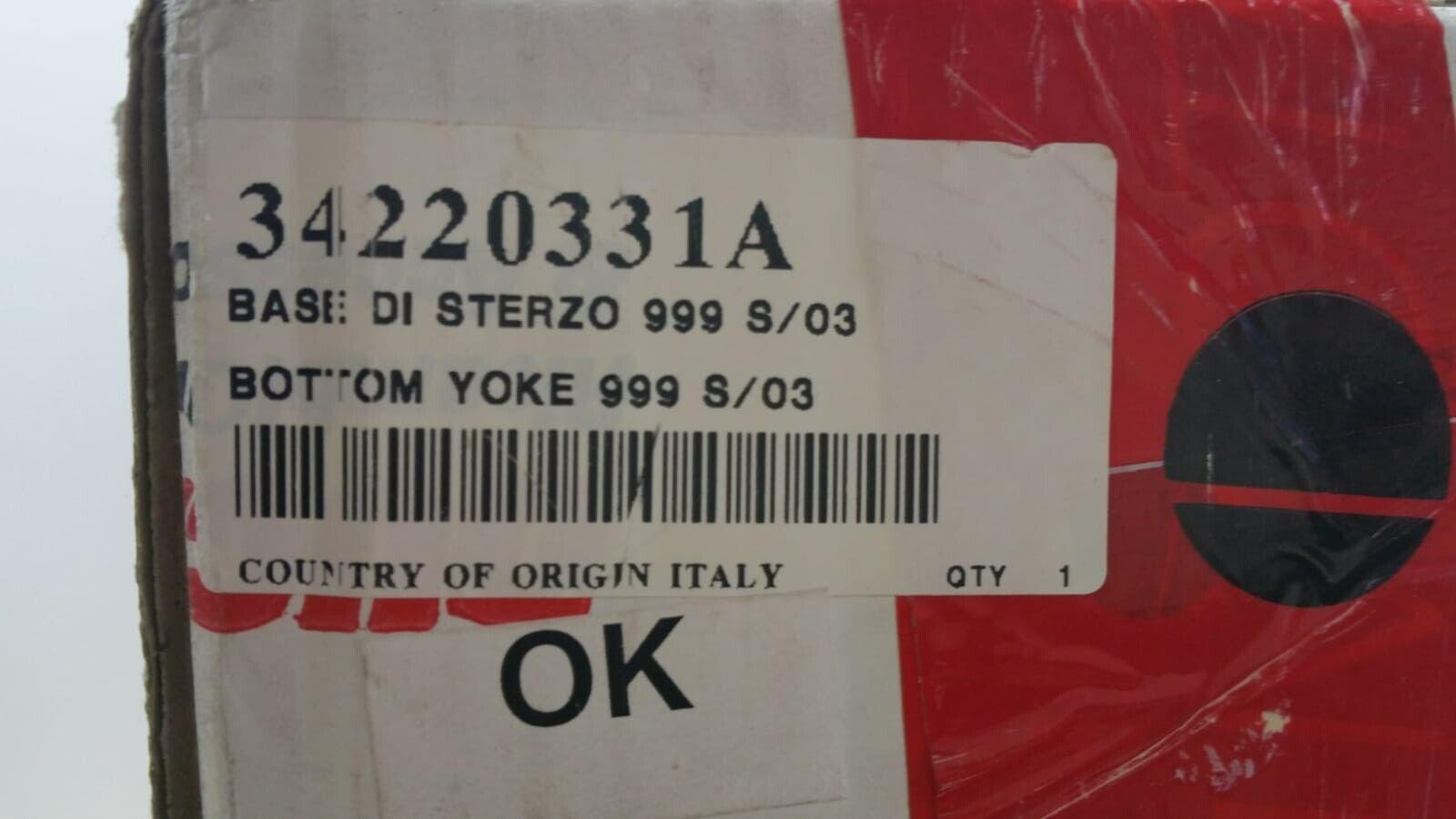 ducati basi sterzo originale ducati 999 1098 bayliss tricolore  34220331a - foto 6