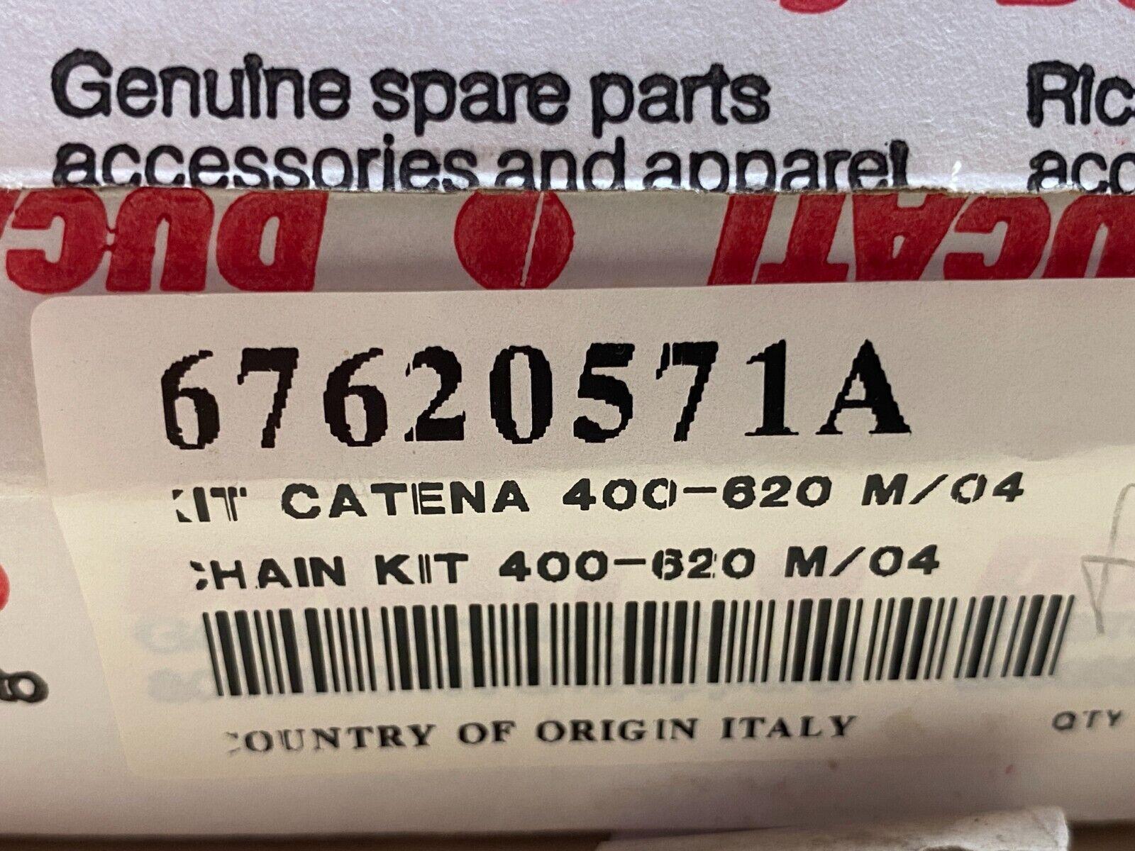 ducati kit catena originale ducati monster 400 620  67620571a - foto 5
