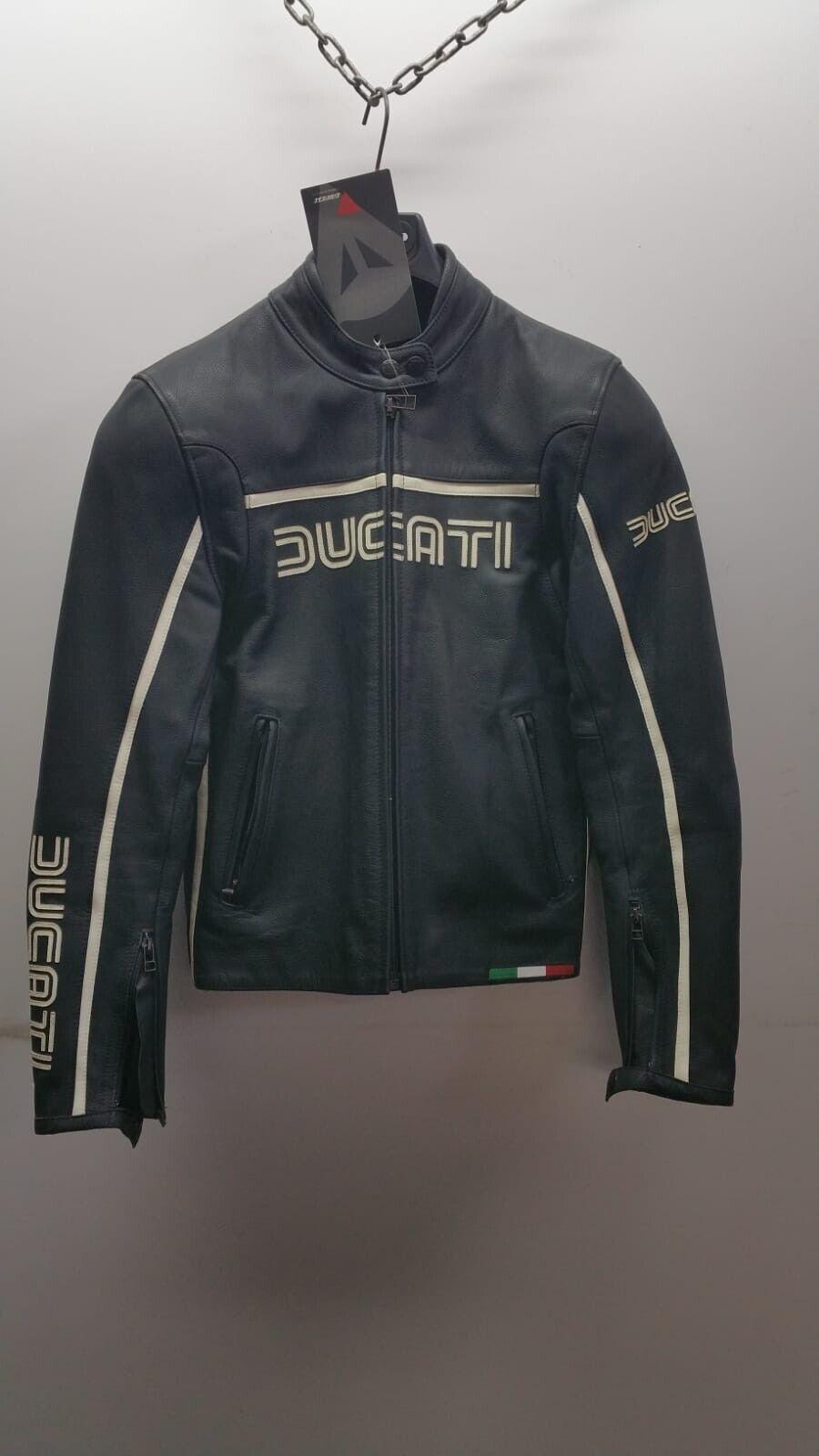 ducati giubbotto dainese vintage in pelle nero eight lady ducati tg 44 982809014pl - foto 1