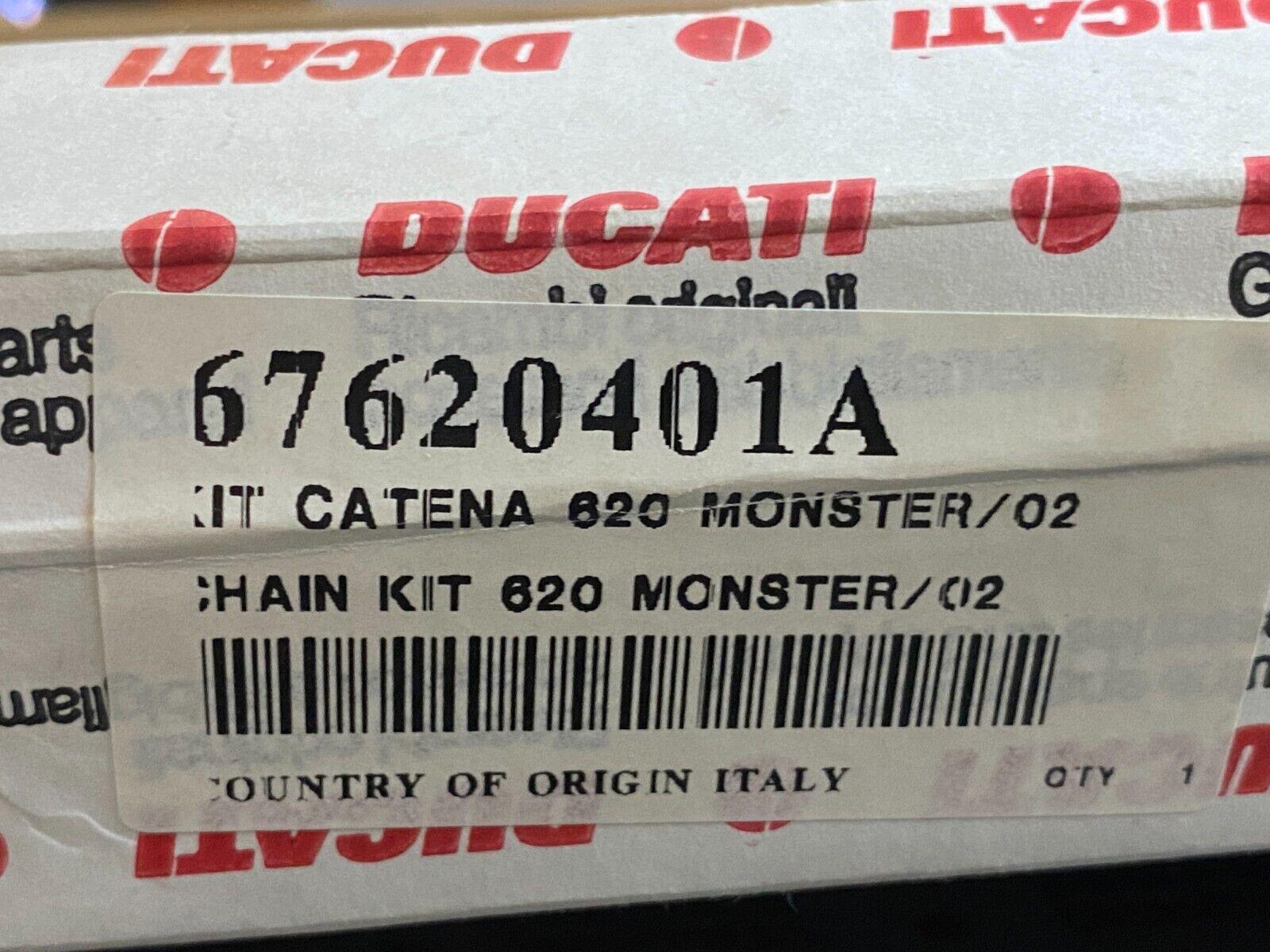 ducati kit catena originale ducati monster 620 2002 67620401a - foto 5