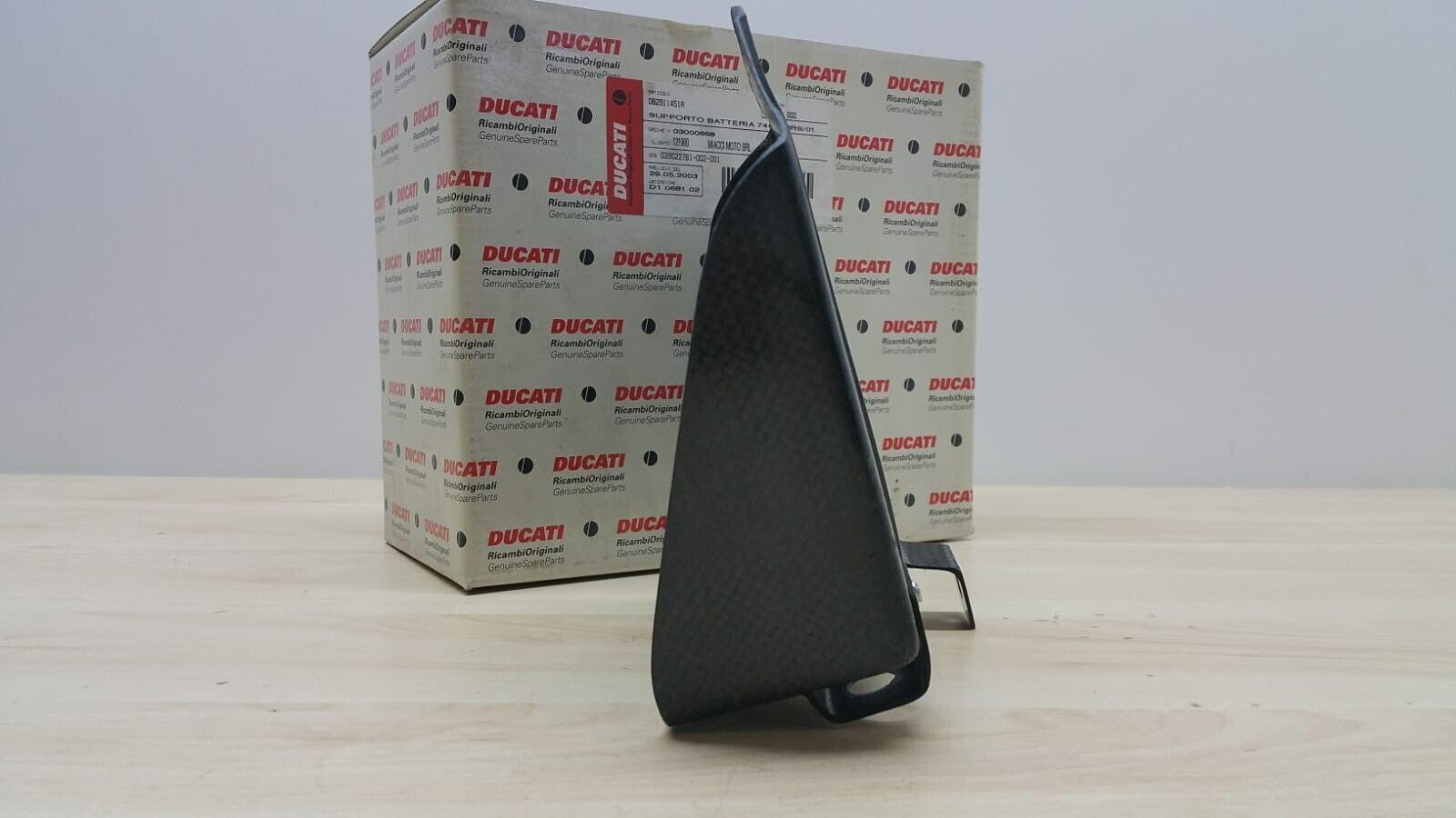 ducati supporto batteria in carbonio originale ducati 748 996 rs 2001 82911451a - foto 4