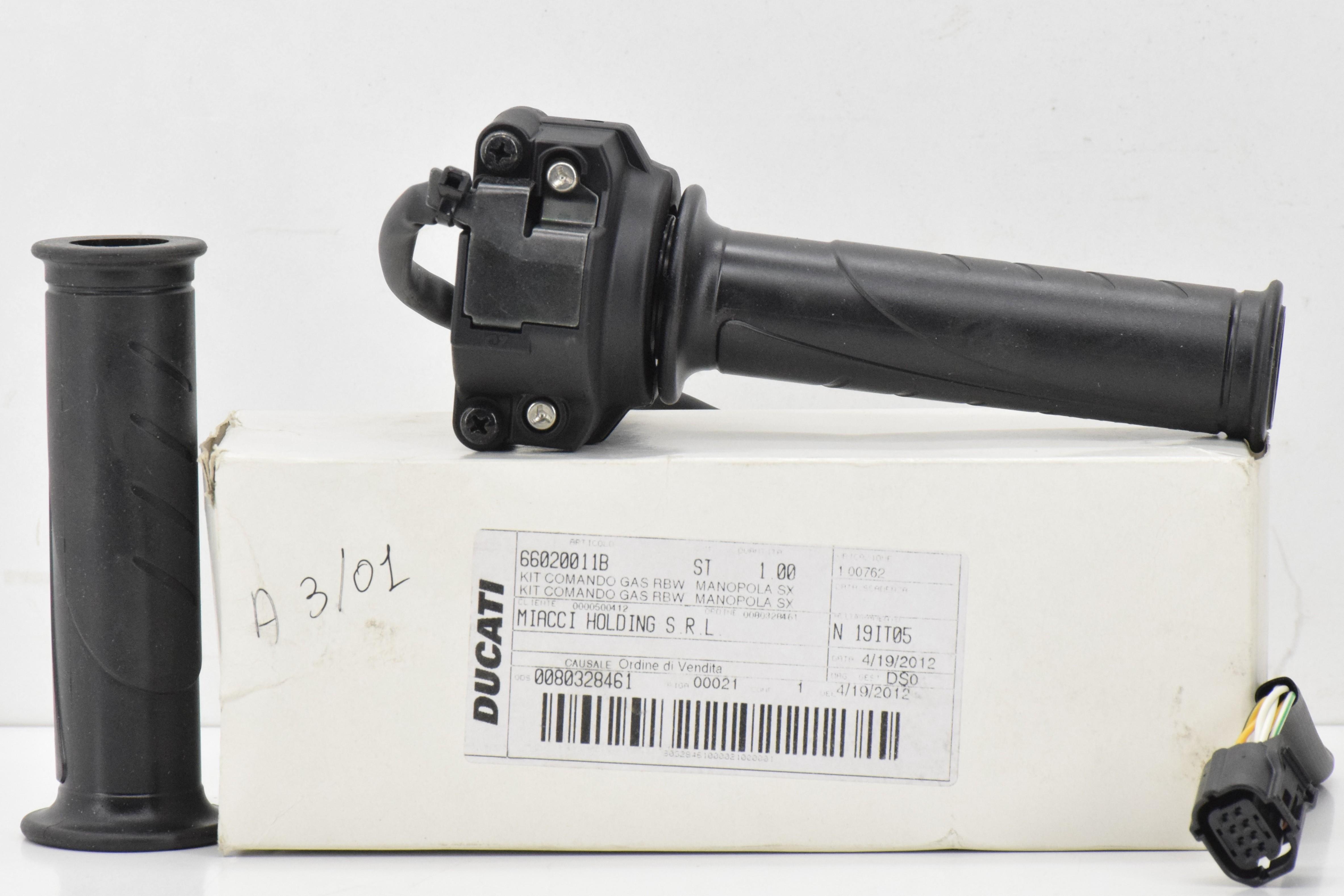 ducati gruppo comando gas rbw +manopola sinistra ducati sbk 1199 12 66020011b - foto 5