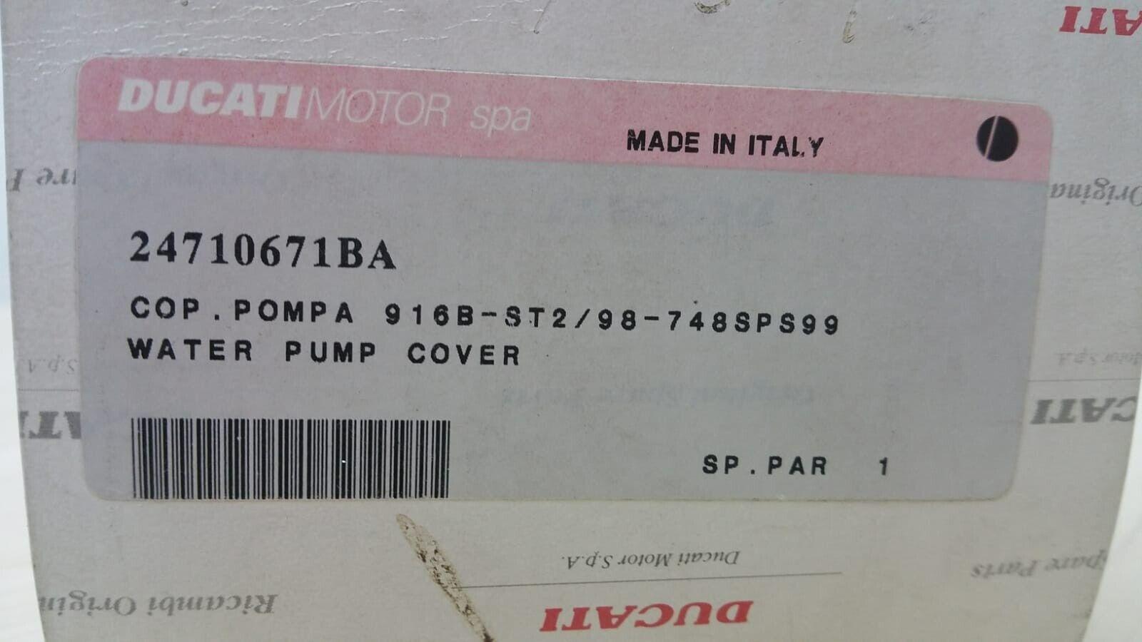 ducati coperchio carter pompa acqua originale ducati st2 748 916  24710671ba - foto 6